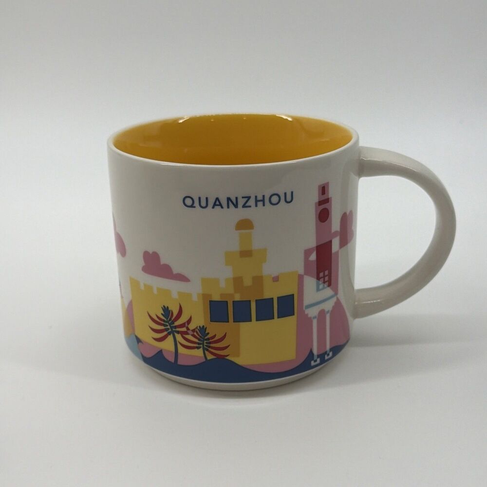 Starbucks GUANGZHOU China You Are Here Series 14 oz Coffee Mug Collectible New
